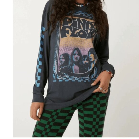 DAYDREAMER PINK FLOYD Speak To Me Graphic Band Tee Sz S Black Multicolor Cotton - Picture 2 of 6